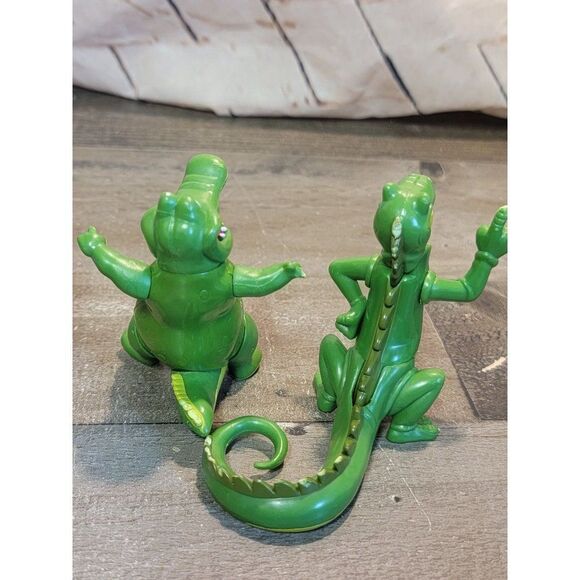 2000 Rainforest Cafe crocodile iguana toy figure set Safari - Picture 6 of 7